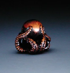Netsuke, das einen Oktopus darstellt, ca. 1760-70